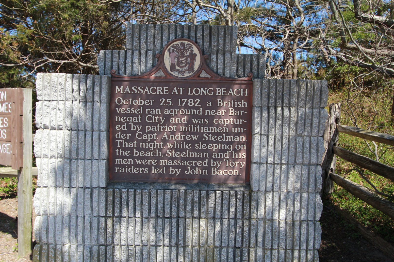 Massacre at Long Beach October 25, 1782