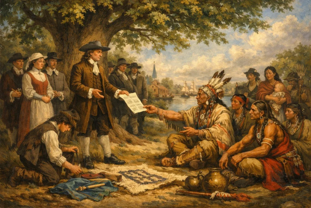 Penns-Treaty-at-Shackamaxon